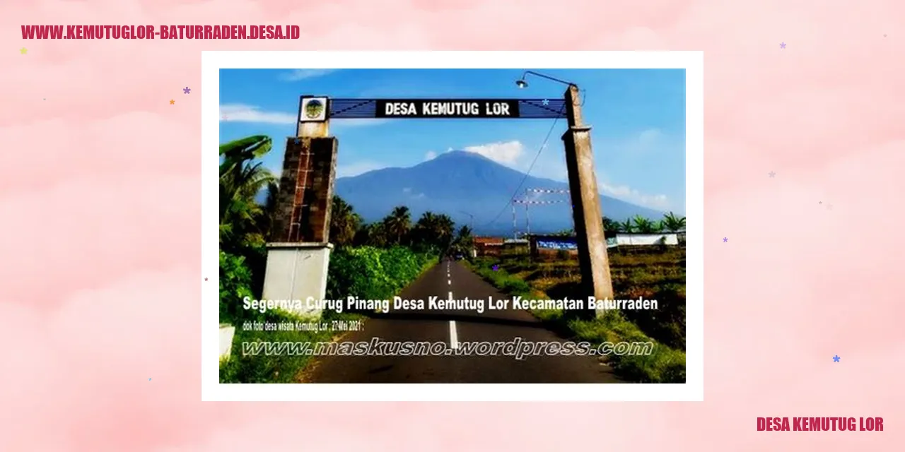 Desa Kemutug Lor