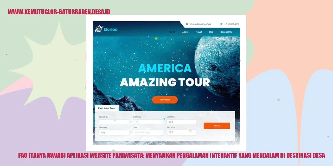 Tanya Jawab Aplikasi Website Pariwisata