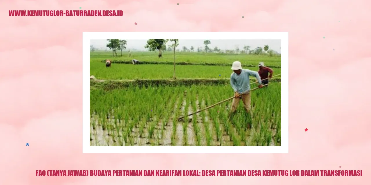 Desa Pertanian Desa Kemutug Lor