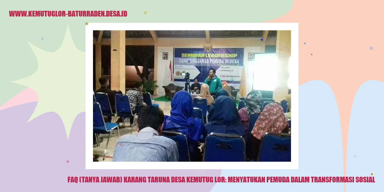 FAQ Karang Taruna desa kemutug lor