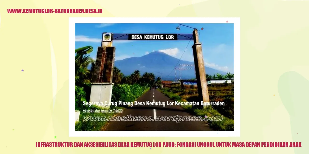 Infrastruktur dan Aksesibilitas Desa Kemutug Lor PAUD: Fondasi Unggul untuk Masa Depan Pendidikan Anak