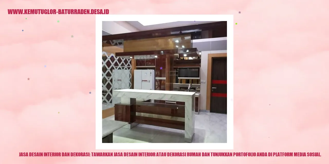 Jasa Desain Interior dan Dekorasi