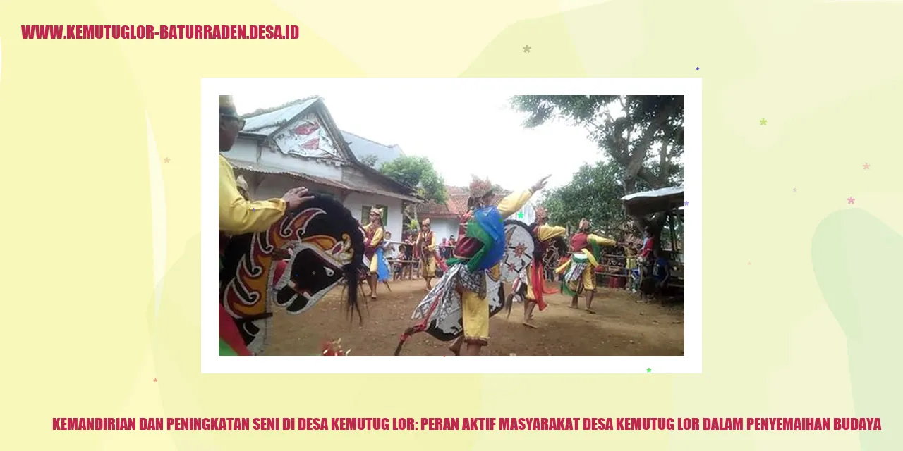 Manfaat Mengembangkan Kreasi Budaya: Peran Masyarakat Desa Kemutug Lor dalam Mempertingkatkan Karya Seni