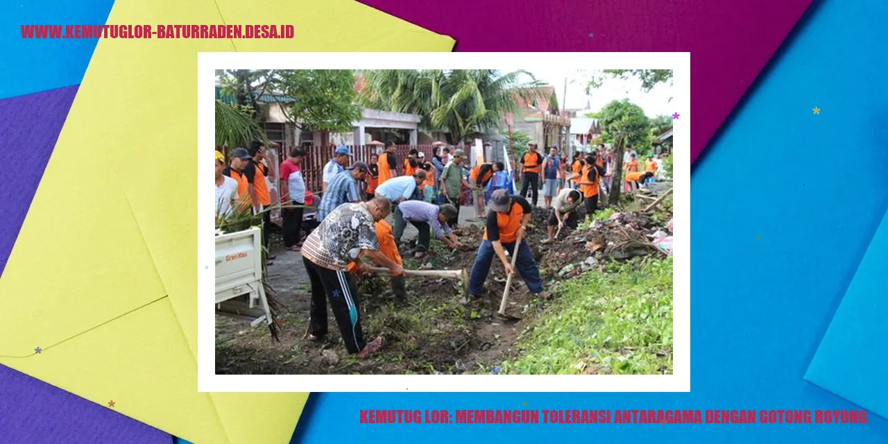 Kemutug Lor: Membangun Toleransi Antaragama dengan Gotong Royong