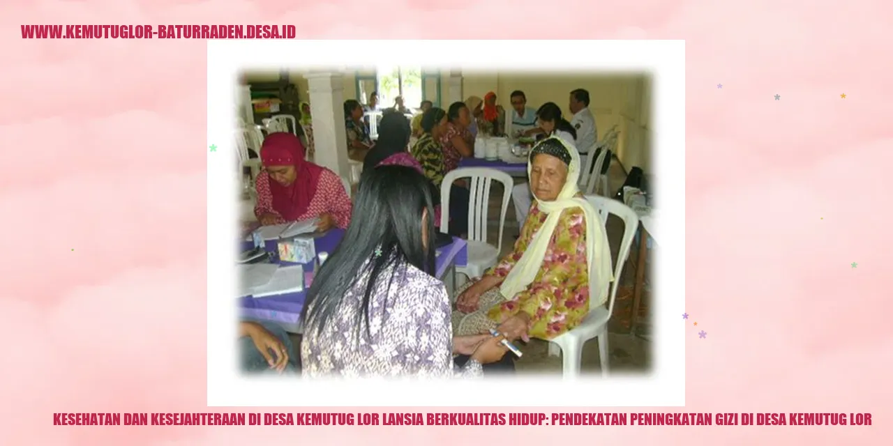 Gambar Lansia Desa Kemutug Lor