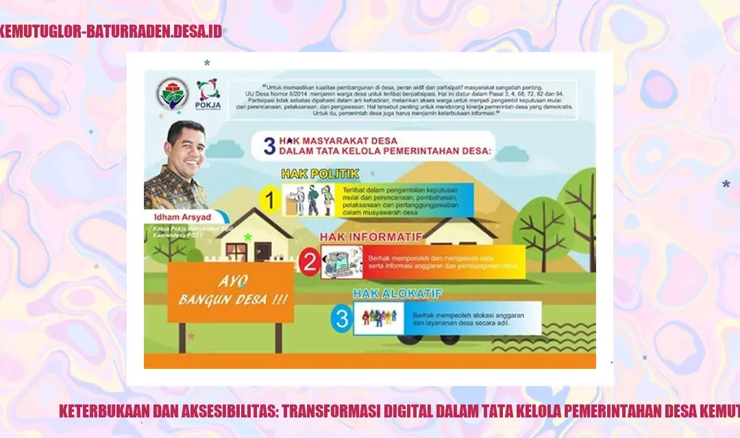 Keterbukaan Dan Aksesibilitas: Transformasi Digital Dalam Tata Kelola ...