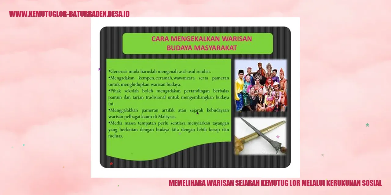 Gambar Warisan Sejarah Kemutug Lor