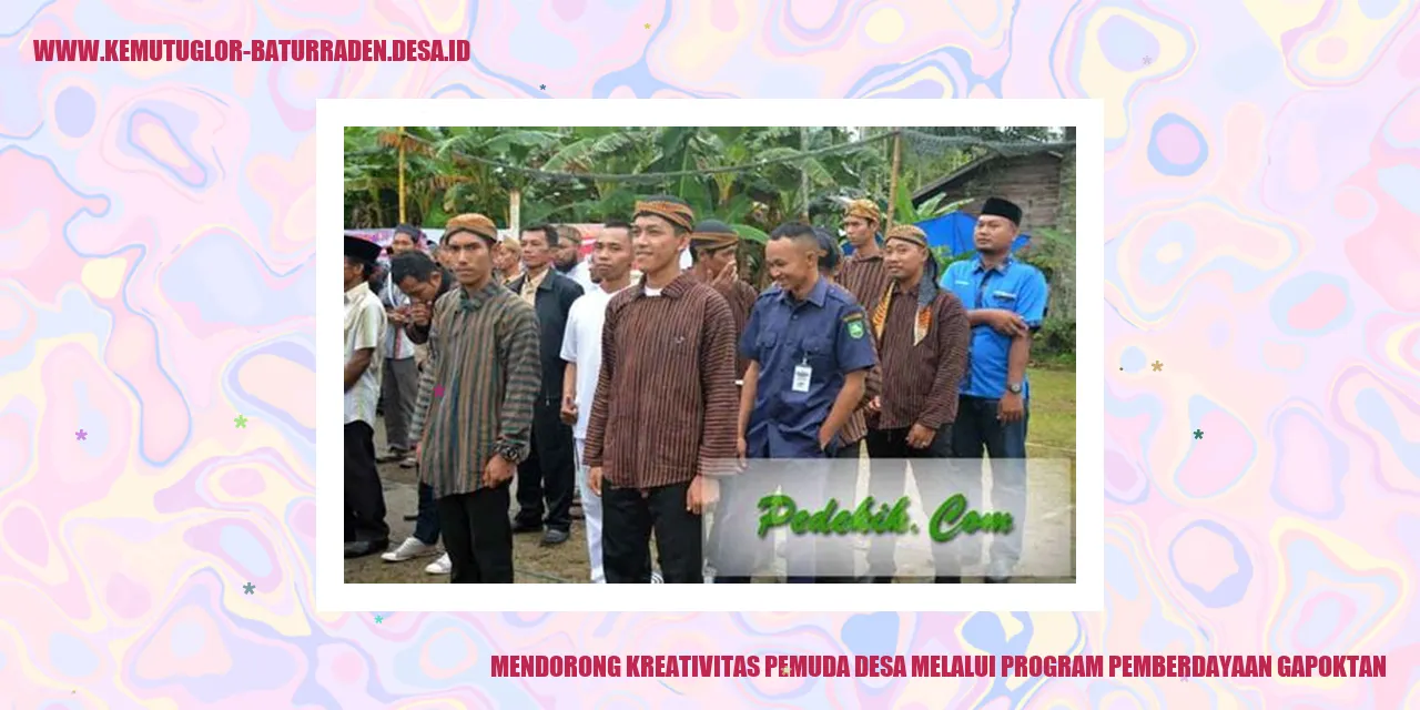 Mendorong Kreativitas Pemuda Desa