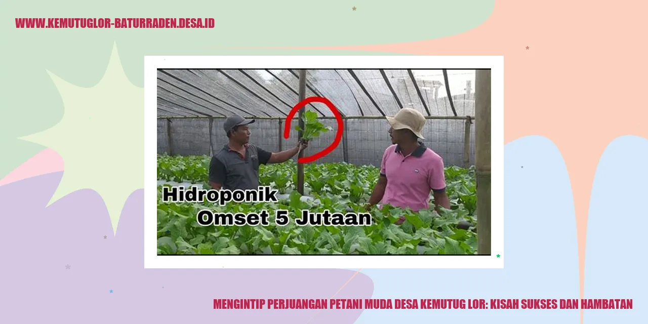 Petani Muda Desa Kemutug Lor