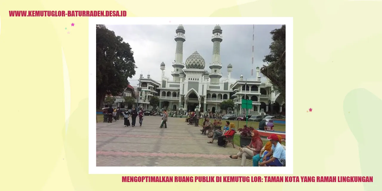 Taman Kota yang Ramah Lingkungan