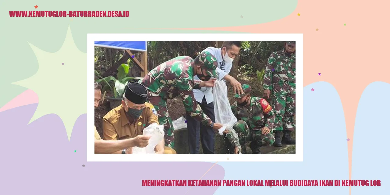 Meningkatkan Ketahanan Pangan Lokal melalui Budidaya Ikan di Kemutug Lor