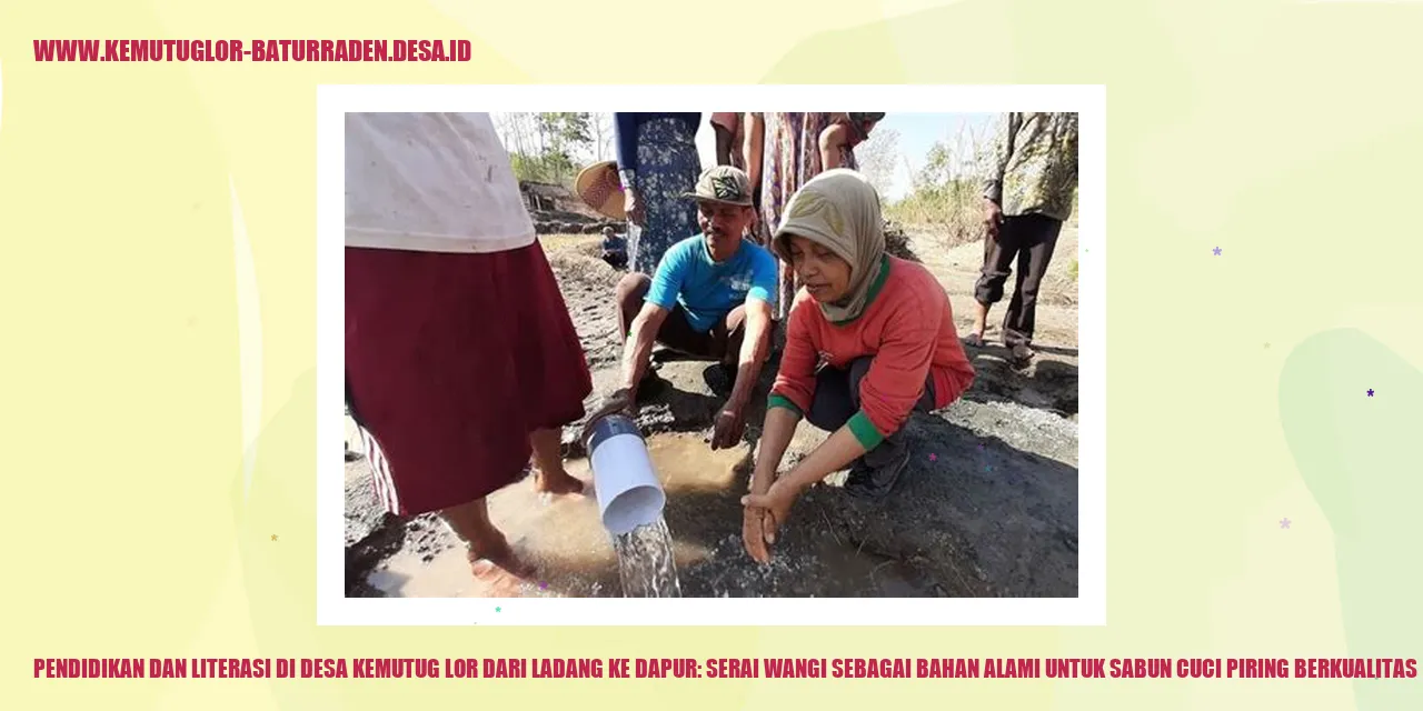 Ladang ke Dapur: Serai Wangi sebagai Bahan Alami untuk Sabun Cuci Piring Berkualitas