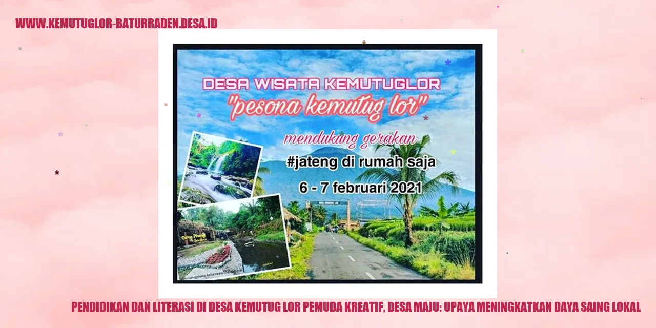 Pemuda Kreatif, Desa Maju