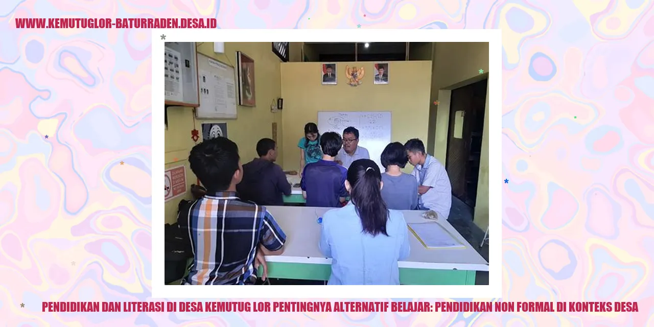 Pendidikan dan Literasi di Desa Kemutug Lor