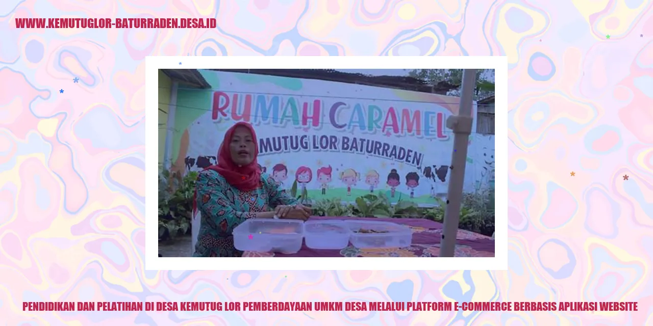 Program Pemberdayaan UMKM Desa Melalui Platform E-Commerce Berbasis Aplikasi Website