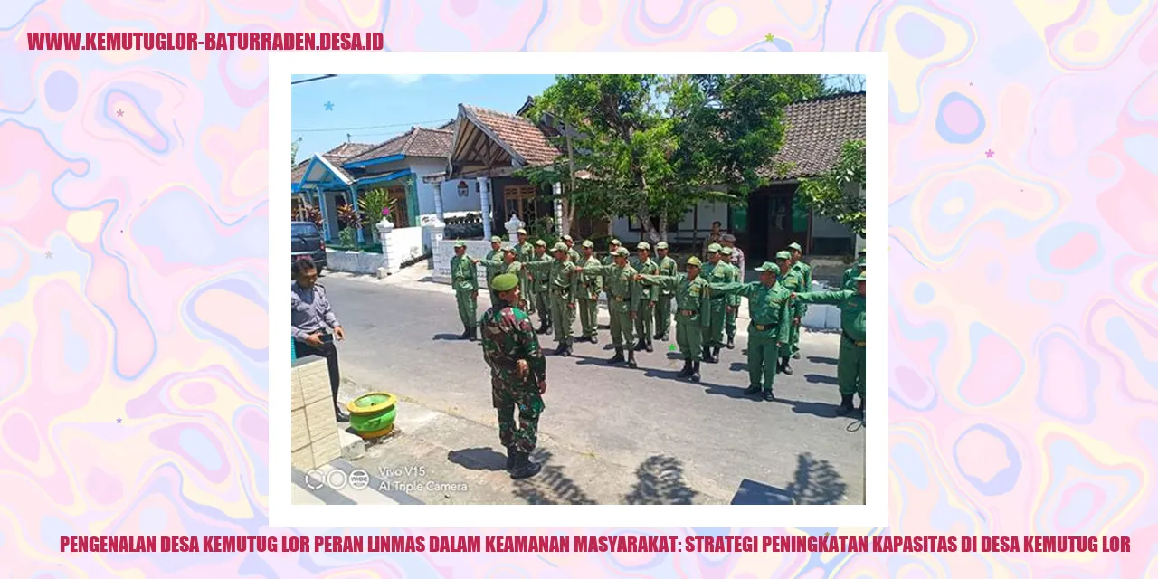 Gambar Linmas di Desa Kemutug Lor