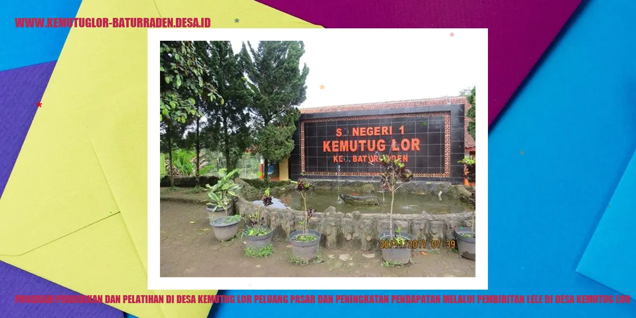 Program Pendidikan dan Pelatihan di Desa Kemutug Lor