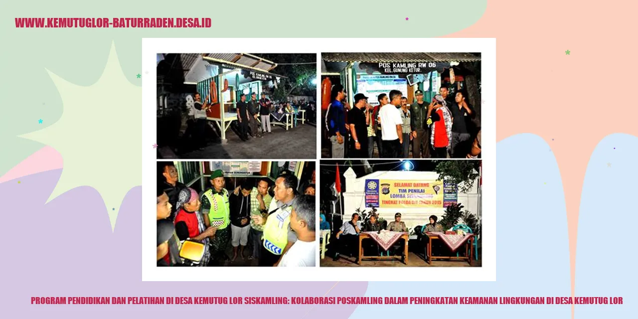 Program Pendidikan dan Pelatihan di Desa Kemutug Lor