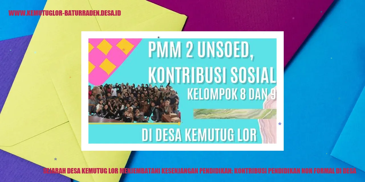 Desa Kemutug Lor Menjembatani Kesenjangan Pendidikan