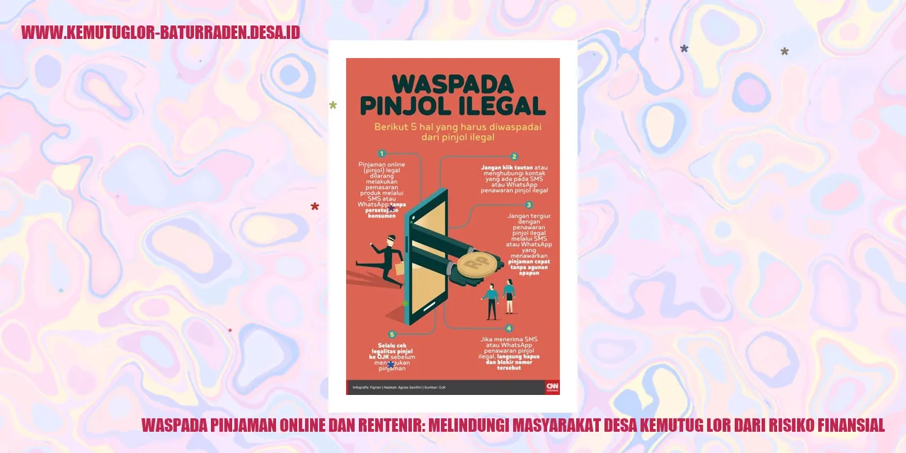 Waspada Pinjaman Online dan Rentenir: Melindungi Masyarakat Desa Kemutug Lor dari Risiko Finansial